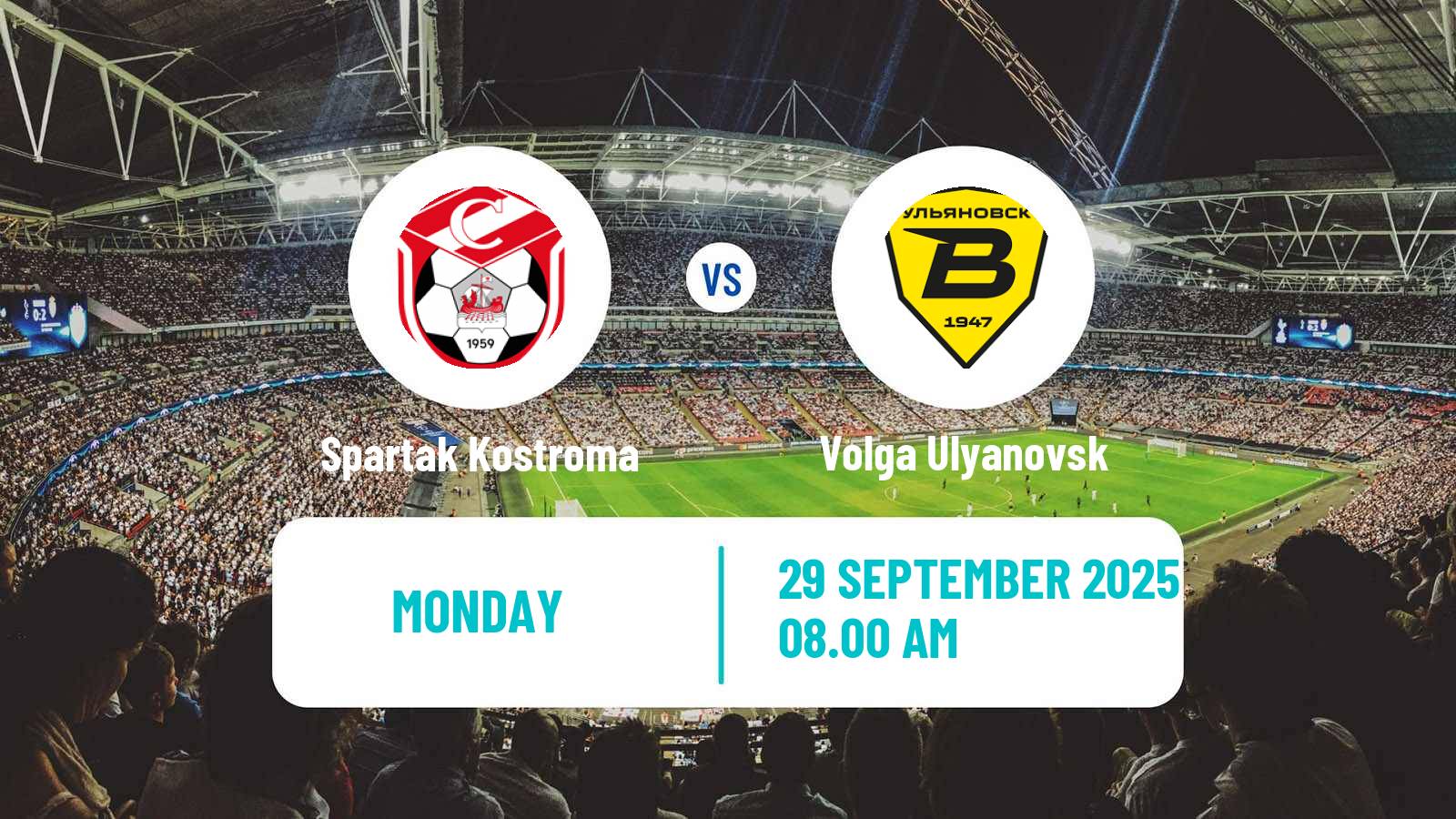 Soccer Russian FNL Spartak Kostroma - Volga Ulyanovsk
