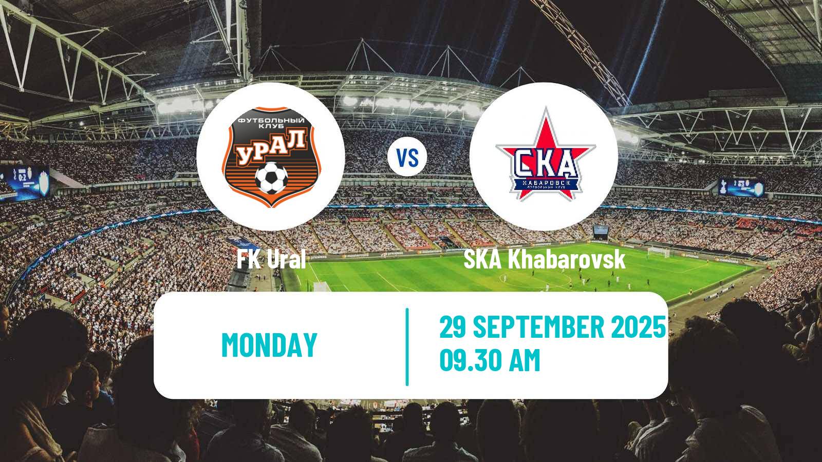 Soccer Russian FNL Ural - SKA Khabarovsk