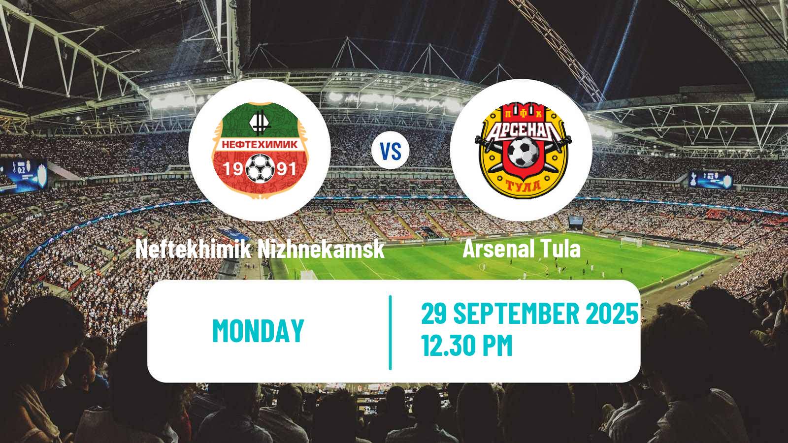 Soccer Russian FNL Neftekhimik Nizhnekamsk - Arsenal Tula