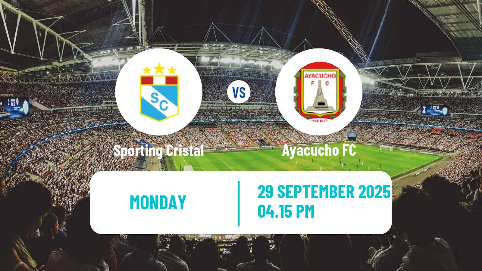 Soccer Peruvian Liga 1 Sporting Cristal - Ayacucho