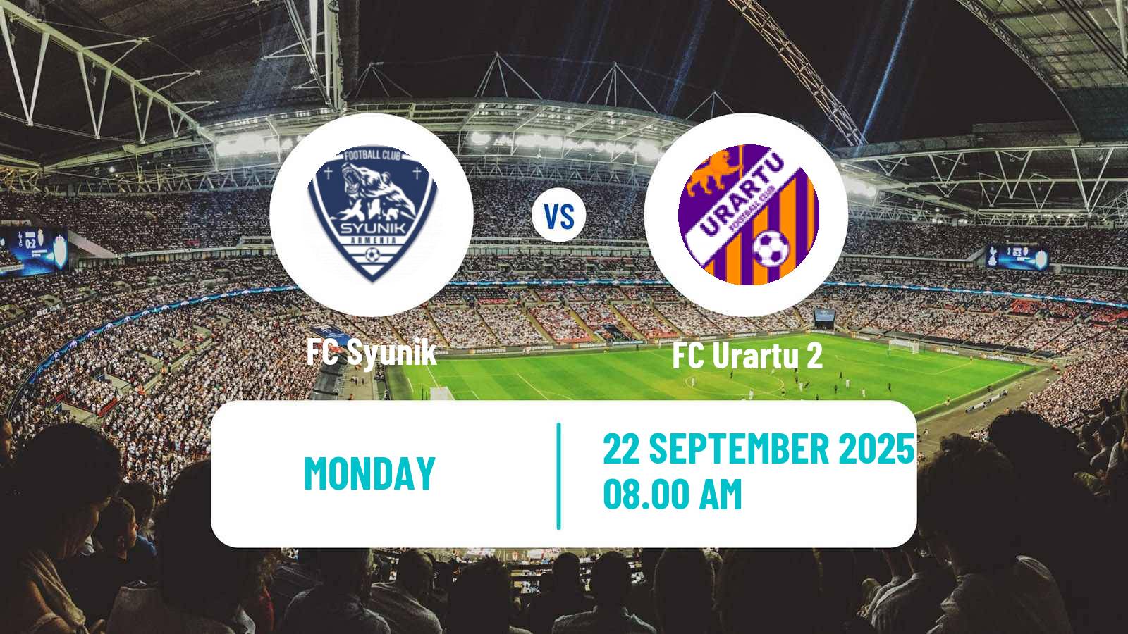 Soccer Armenian First League Syunik - Urartu 2