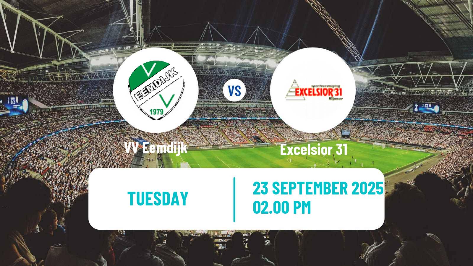 Soccer Dutch KNVB Beker Eemdijk - Excelsior 31