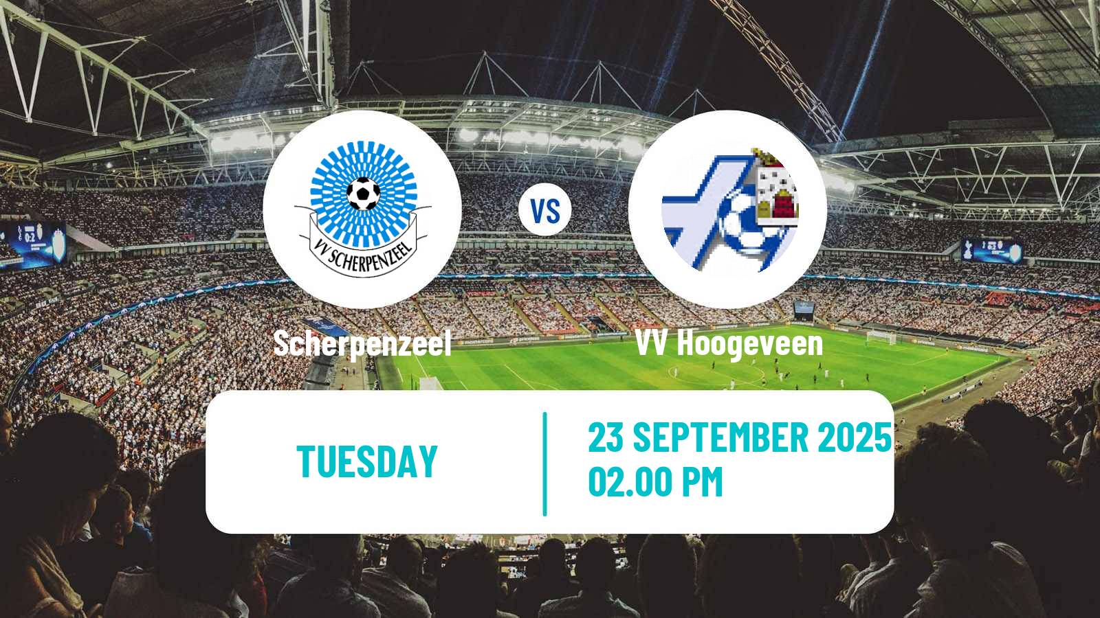 Soccer Dutch KNVB Beker Scherpenzeel - Hoogeveen