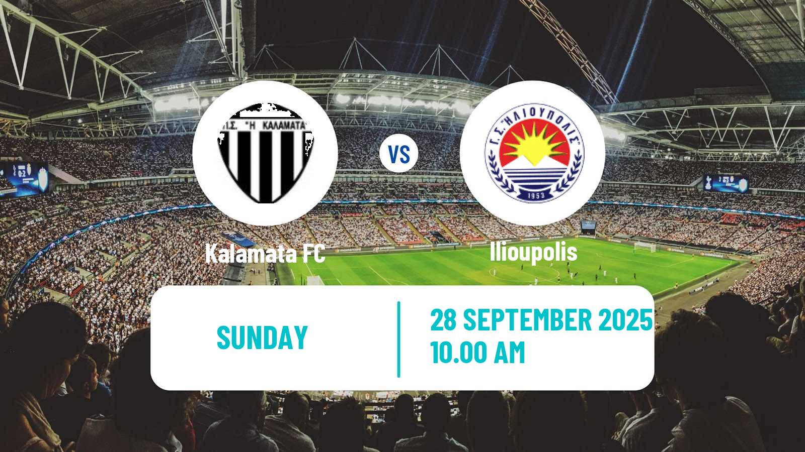 Soccer Greek Super League 2 Kalamata - Ilioupolis