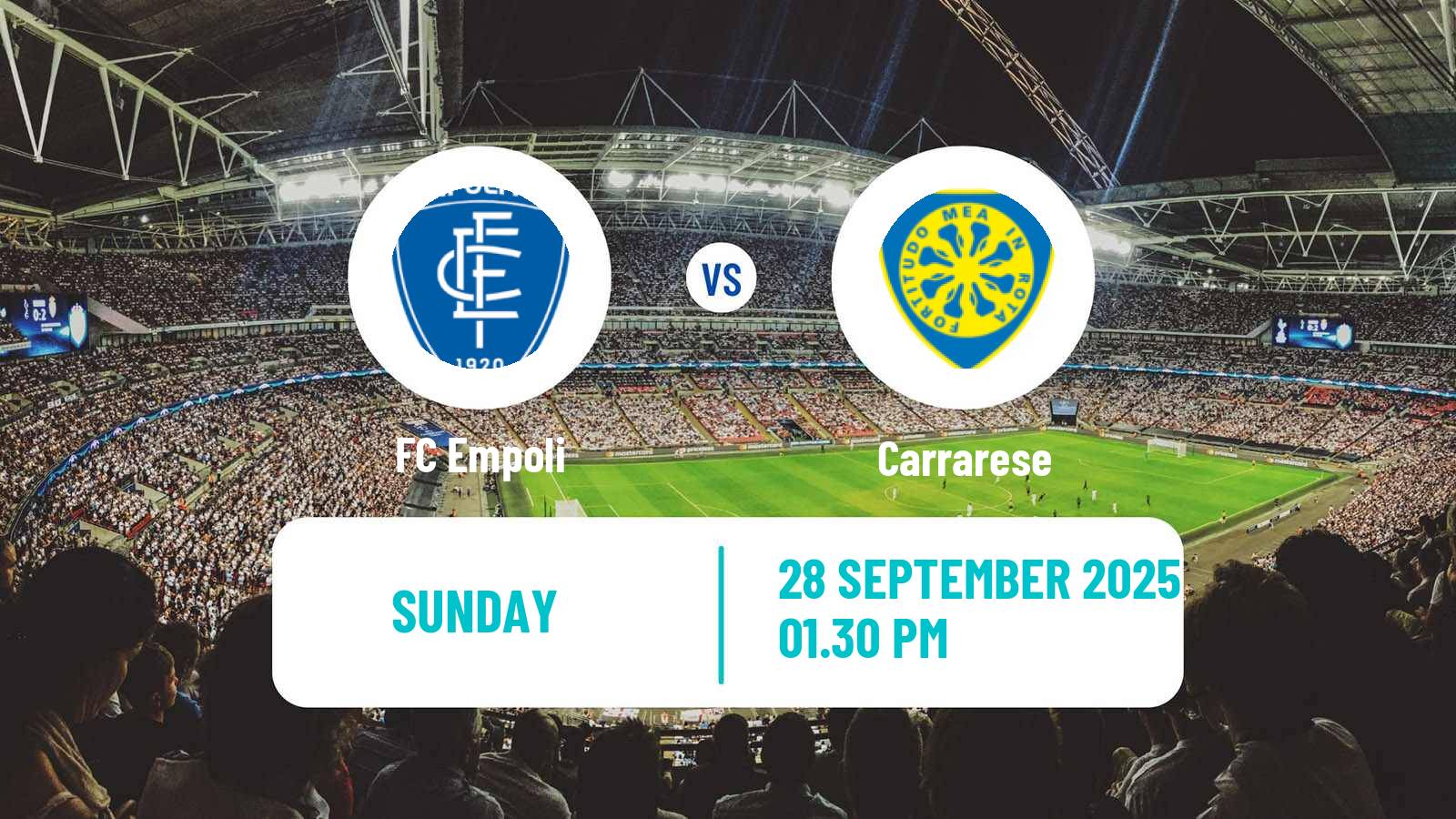 Soccer Italian Serie B Empoli - Carrarese