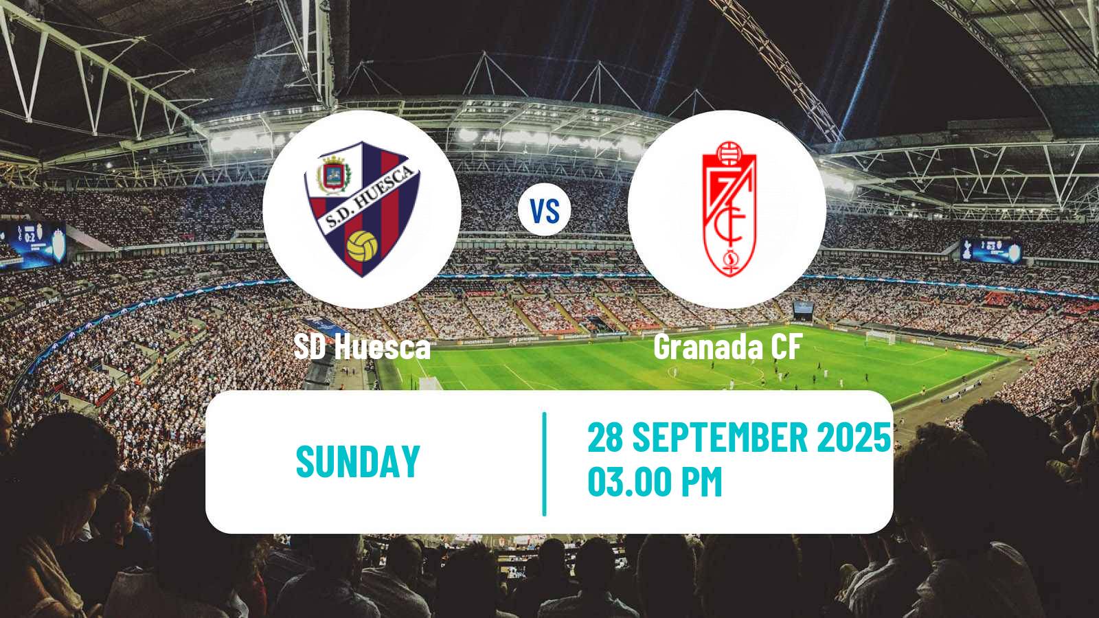 Soccer Spanish LaLiga2 Huesca - Granada