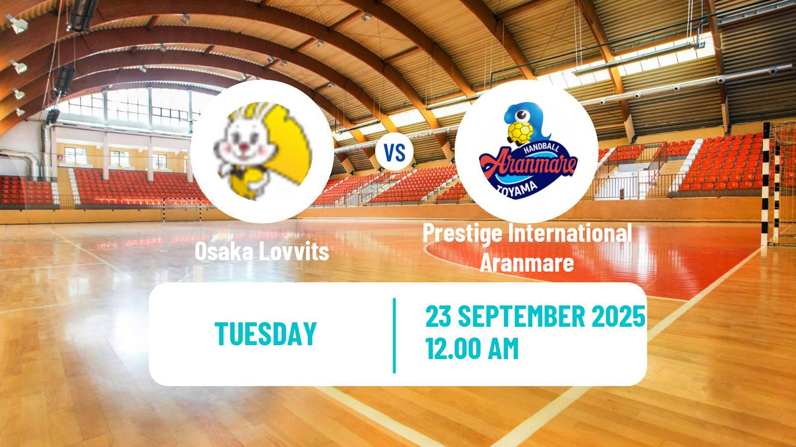 Handball Japan JHL Handball Women Osaka Lovvits - Prestige International Aranmare