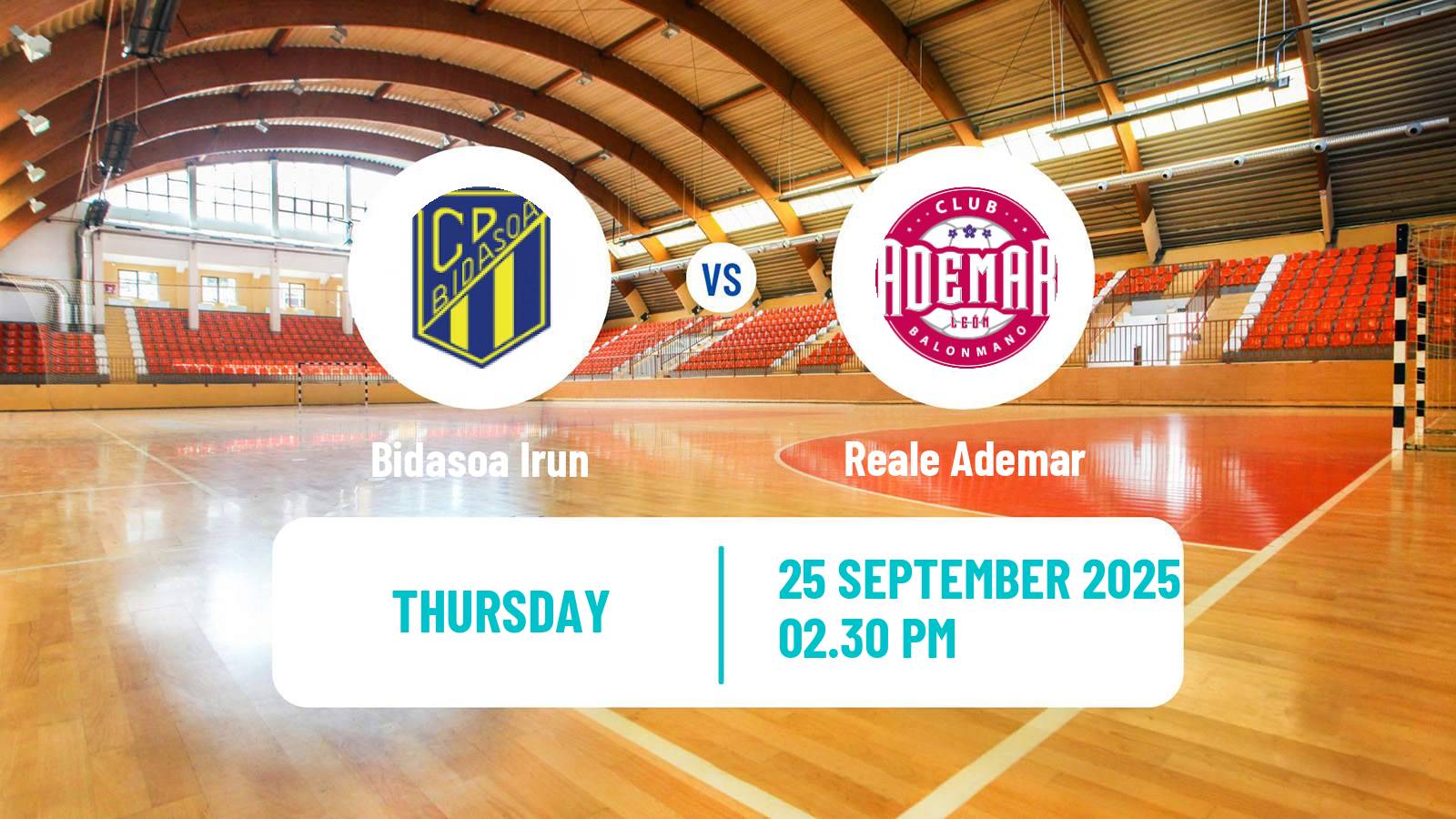 Handball Spanish Liga ASOBAL Bidasoa Irun - Reale Ademar