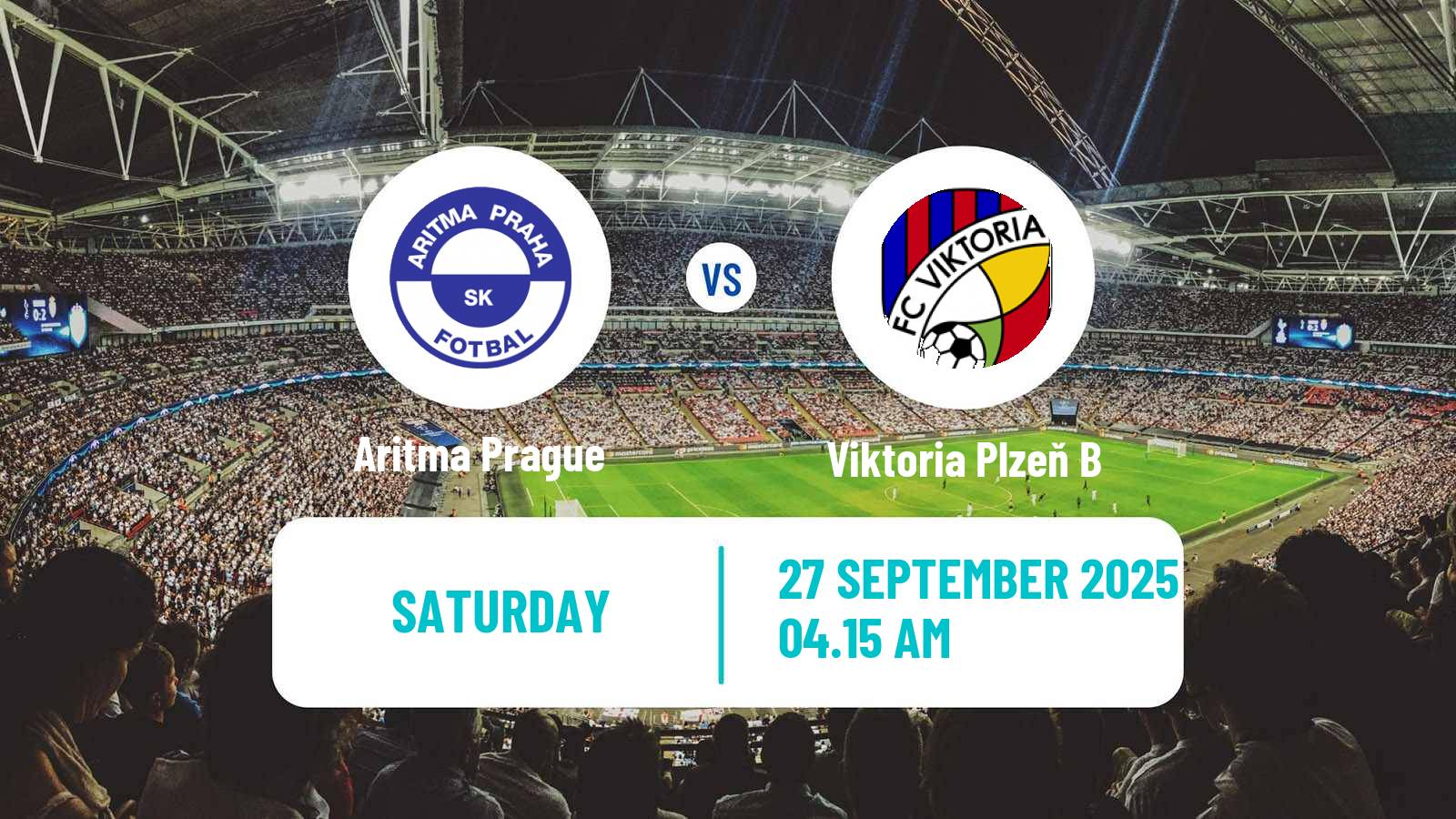 Soccer Czech CFL Group A Aritma Prague - Viktoria Plzeň B