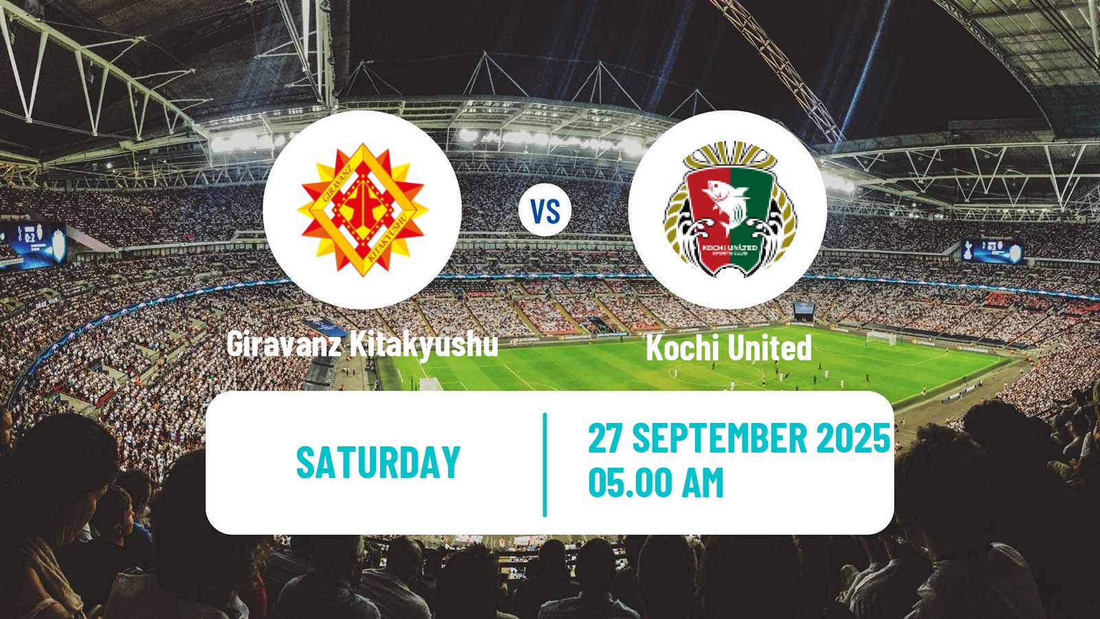 Soccer Japan J3 League Giravanz Kitakyushu - Kochi United