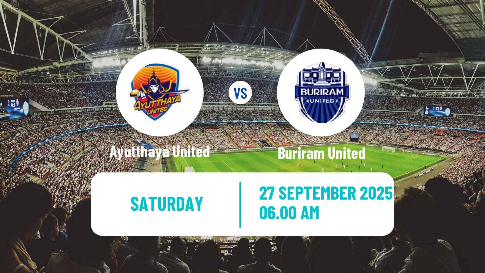 Soccer Thai League 1 Ayutthaya United - Buriram United