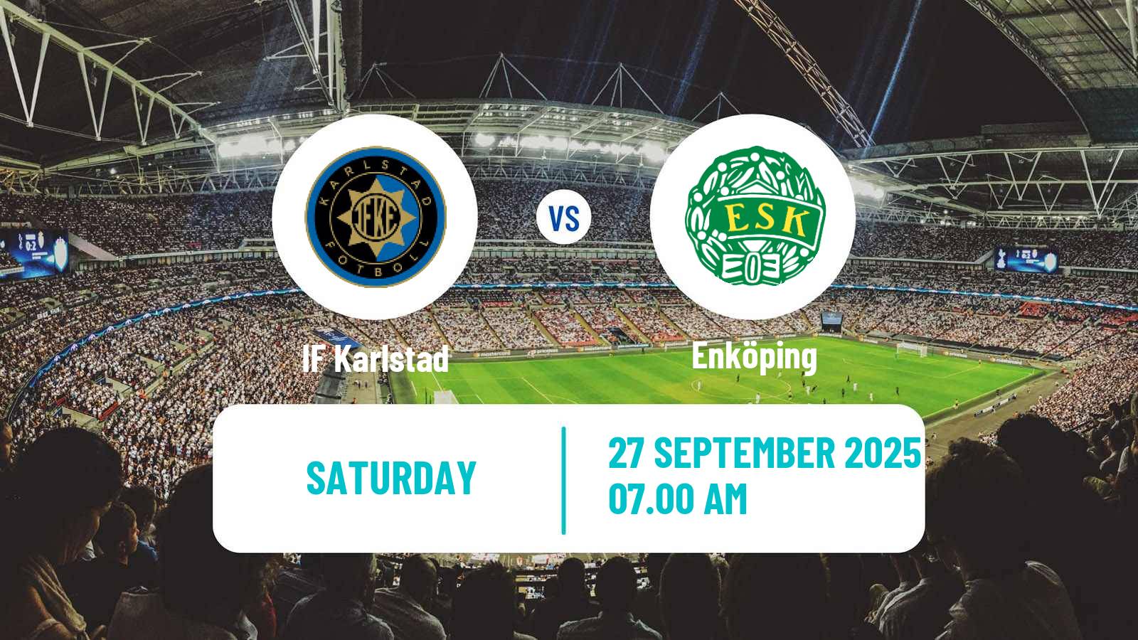 Soccer Swedish Division 1 Norra Karlstad - Enköping