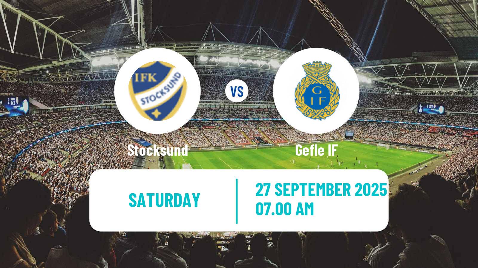 Soccer Swedish Division 1 Norra Stocksund - Gefle