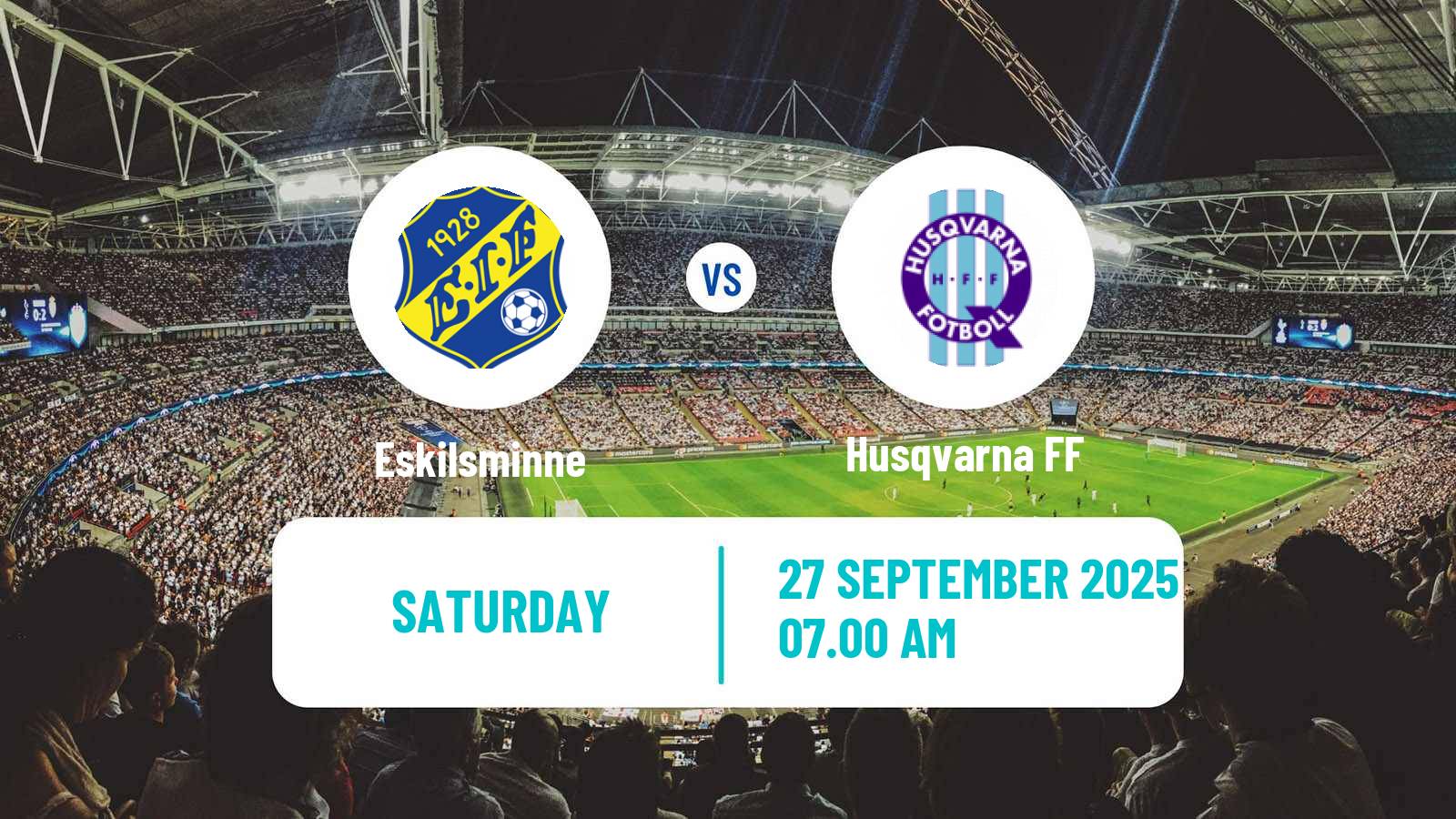 Soccer Swedish Division 1 Södra Eskilsminne - Husqvarna