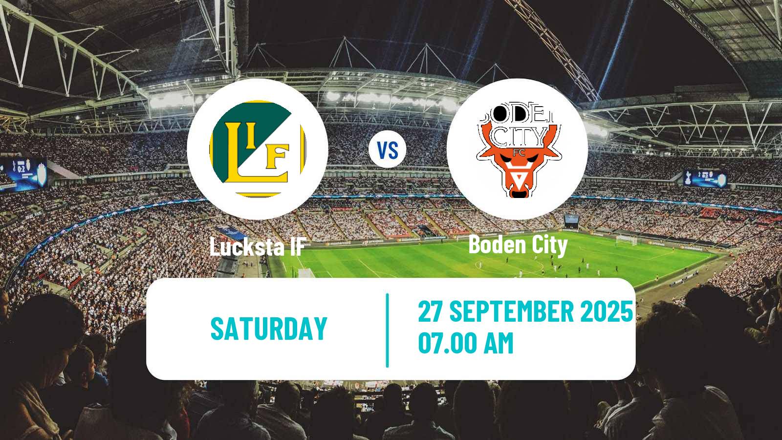 Soccer Swedish Division 2 - Norrland Lucksta - Boden City