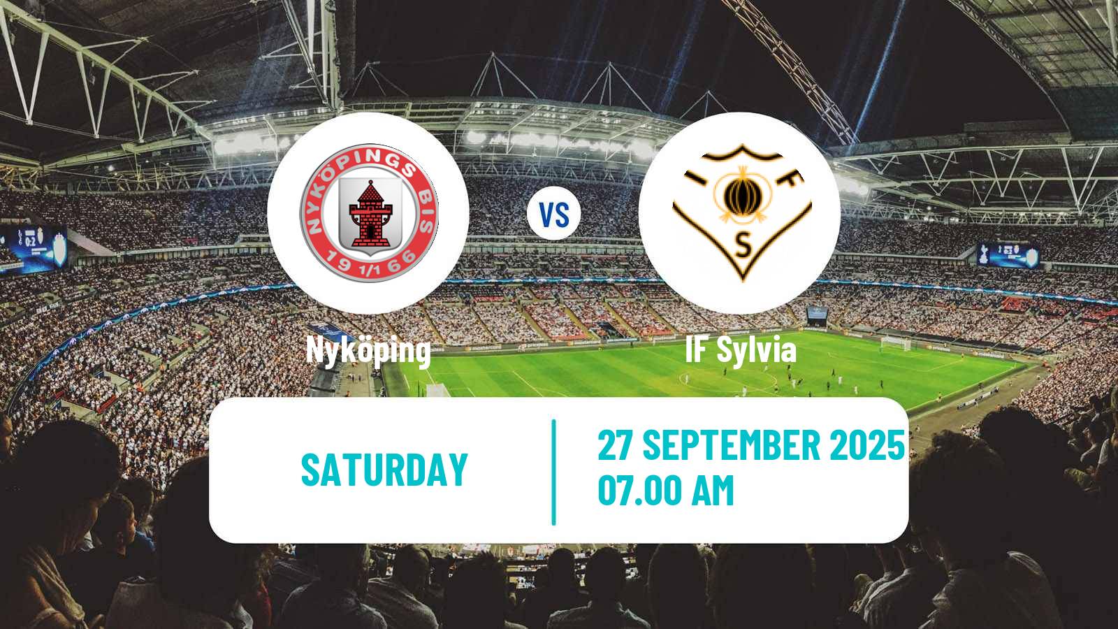 Soccer Swedish Division 2 - Södra Svealand Nyköping - Sylvia