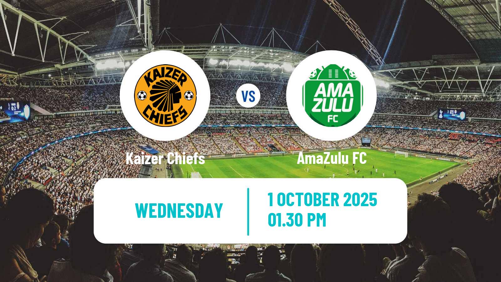 Soccer South African Premier Soccer League Kaizer Chiefs - AmaZulu