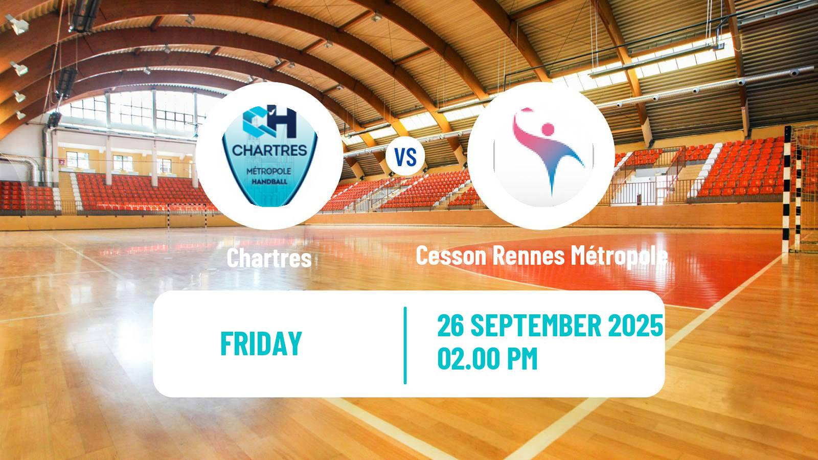 Handball French Starligue Handball Chartres - Cesson Rennes Métropole