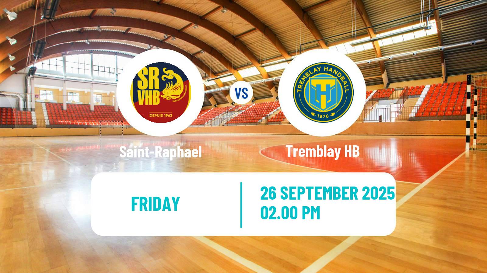 Handball French Starligue Handball Saint-Raphael - Tremblay