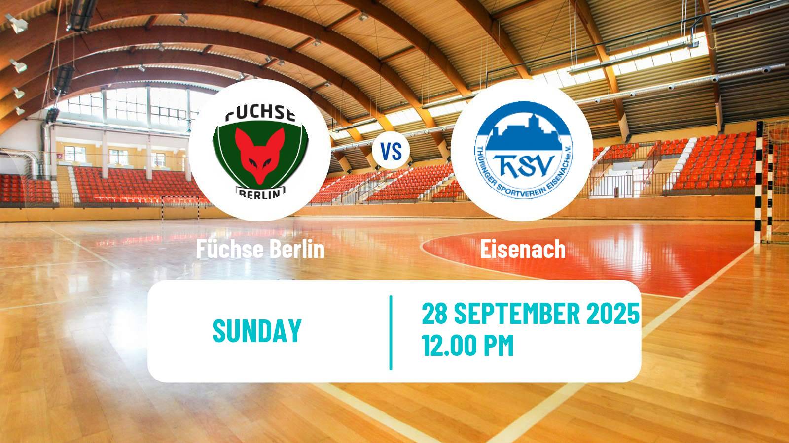 Handball German Bundesliga Handball Füchse Berlin - Eisenach