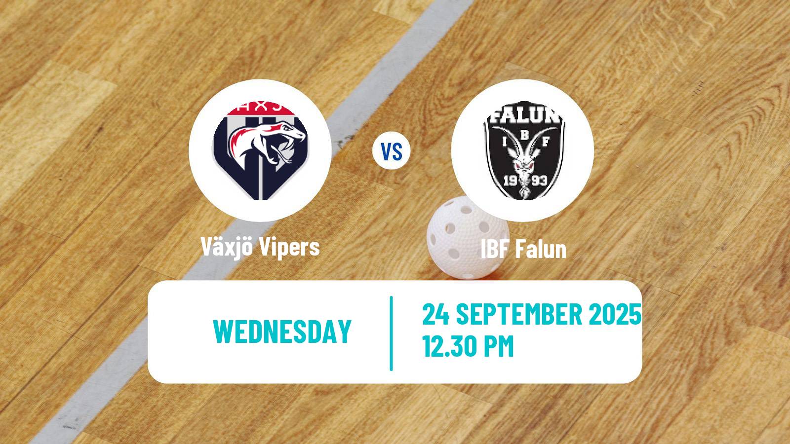 Floorball Swedish Superligan Floorball Växjö Vipers - Falun