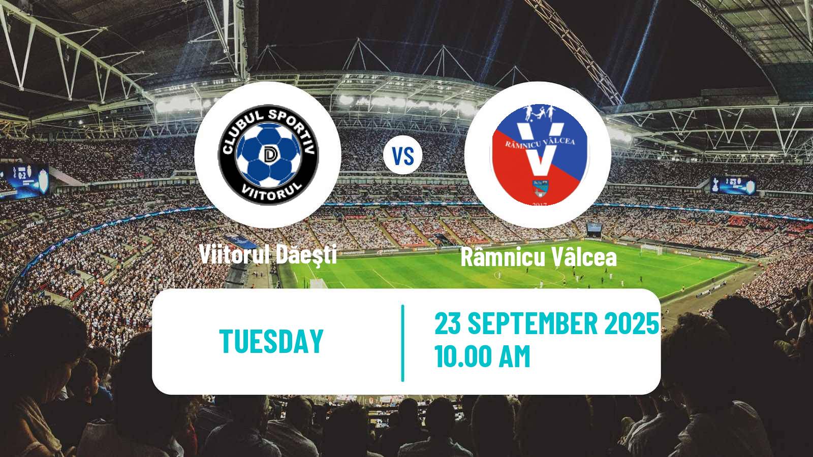 Soccer Romanian Liga 3 - Seria 6 Viitorul Dăeşti - Râmnicu Vâlcea