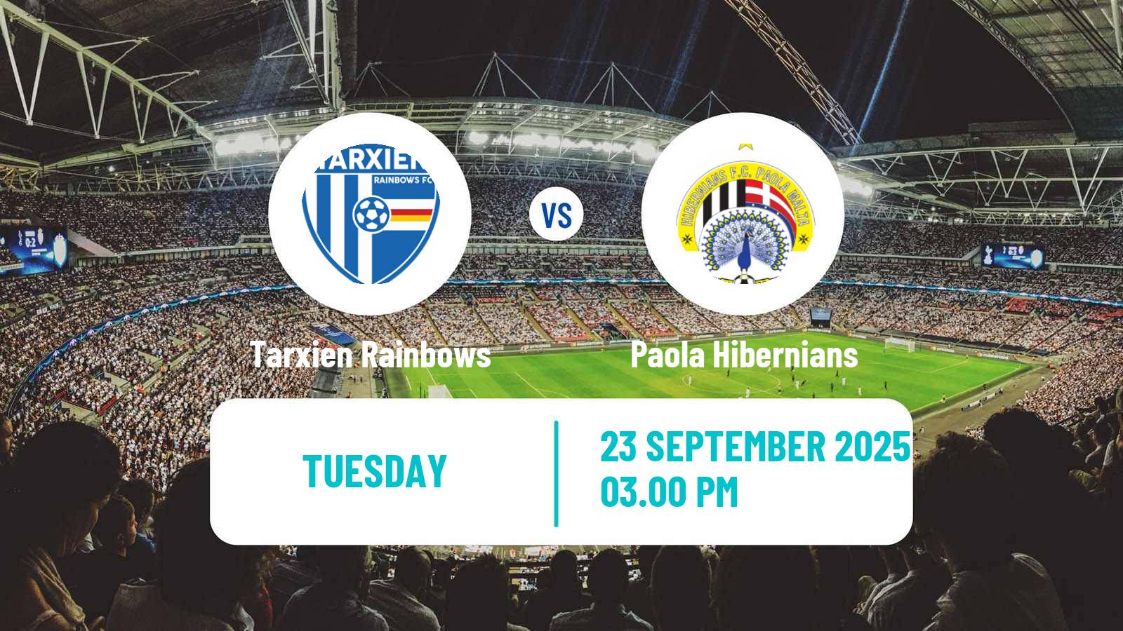 Soccer Maltese Premier League Tarxien Rainbows - Paola Hibernians