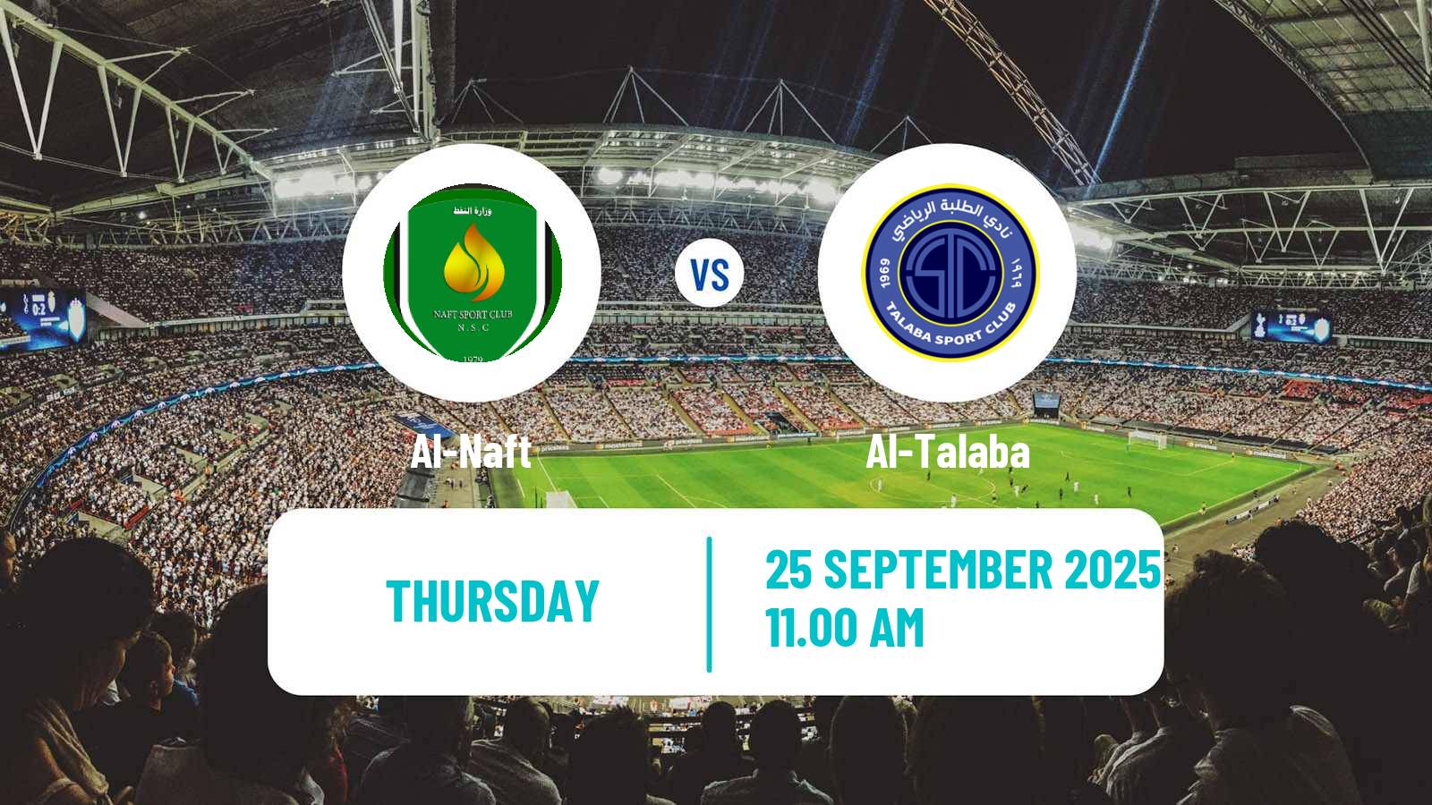 Soccer Iraqi Premier League Al-Naft - Al-Talaba