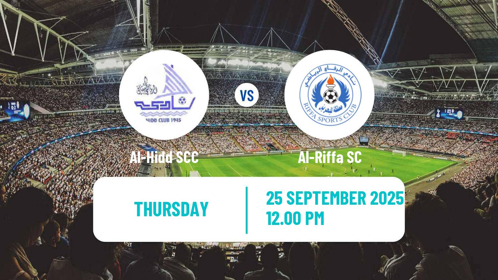 Soccer Bahraini Premier League Al-Hidd - Al-Riffa