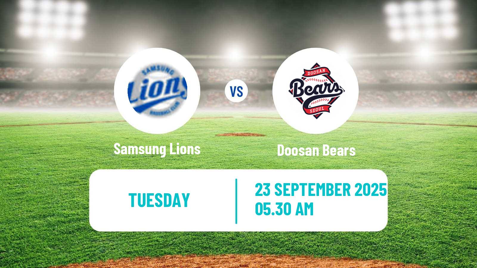 Baseball KBO Samsung Lions - Doosan Bears
