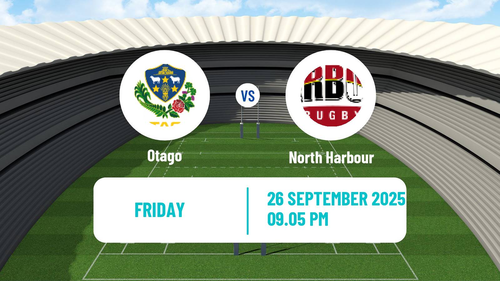 Rugby union New Zealand Bunnings NPC Otago - North Harbour