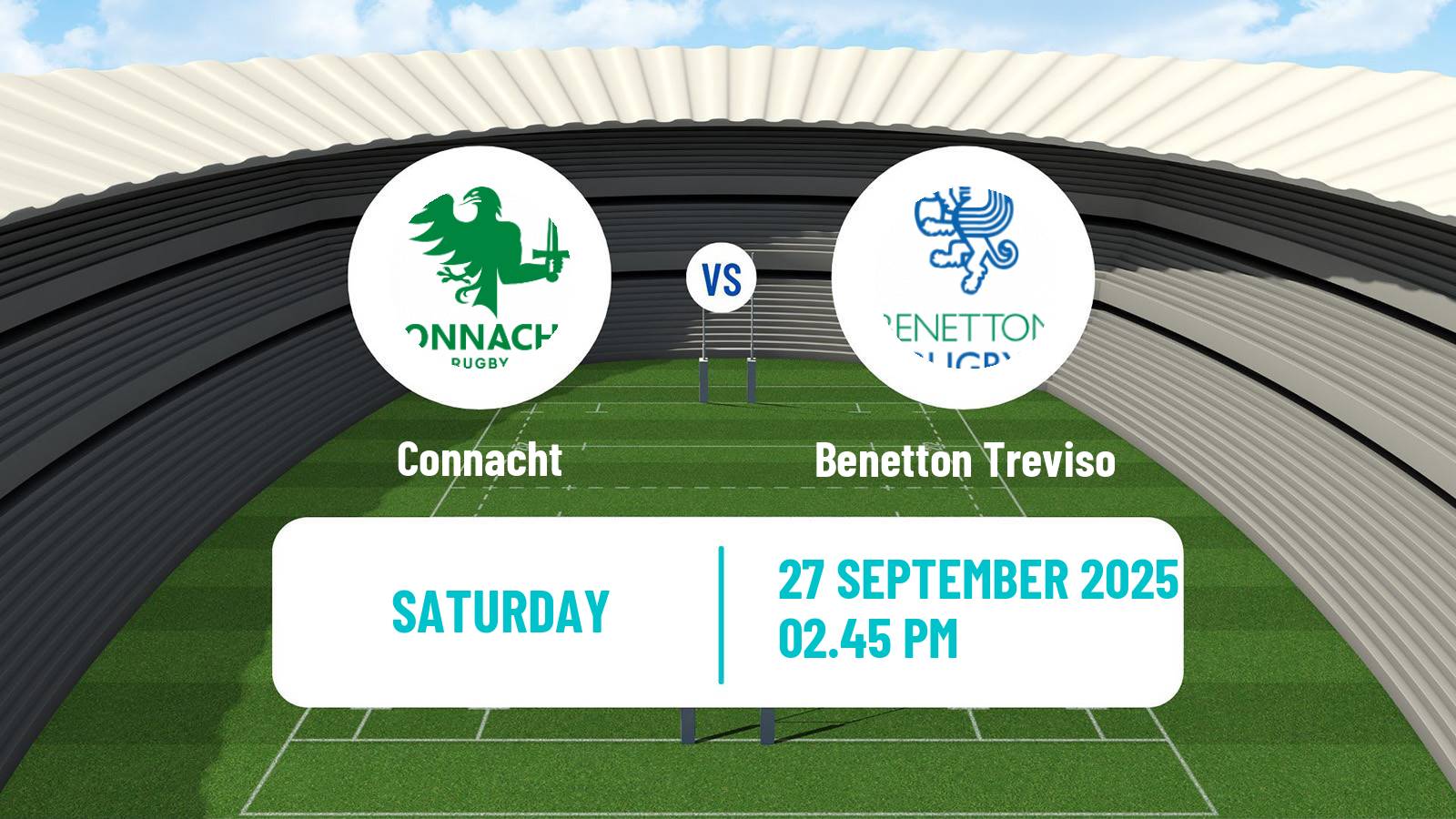 Rugby union United Rugby Championship Connacht - Benetton Treviso