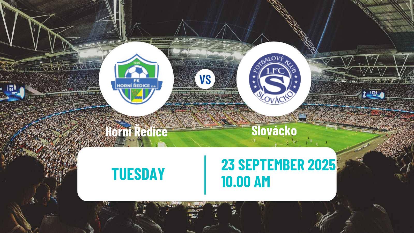 Soccer Czech Cup Horní Ředice - Slovácko