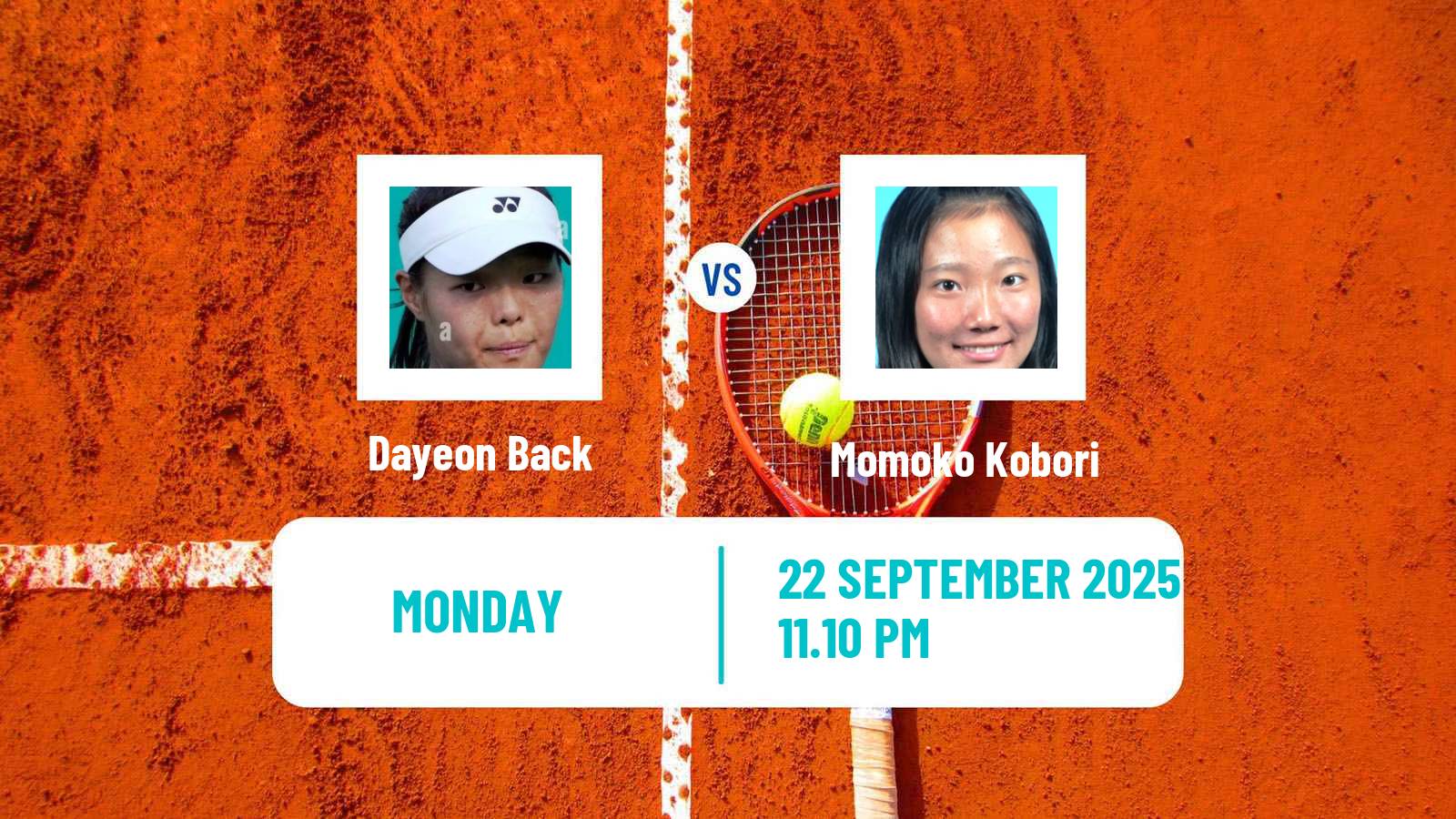 Tennis ITF W100 Incheon Women Dayeon Back - Momoko Kobori