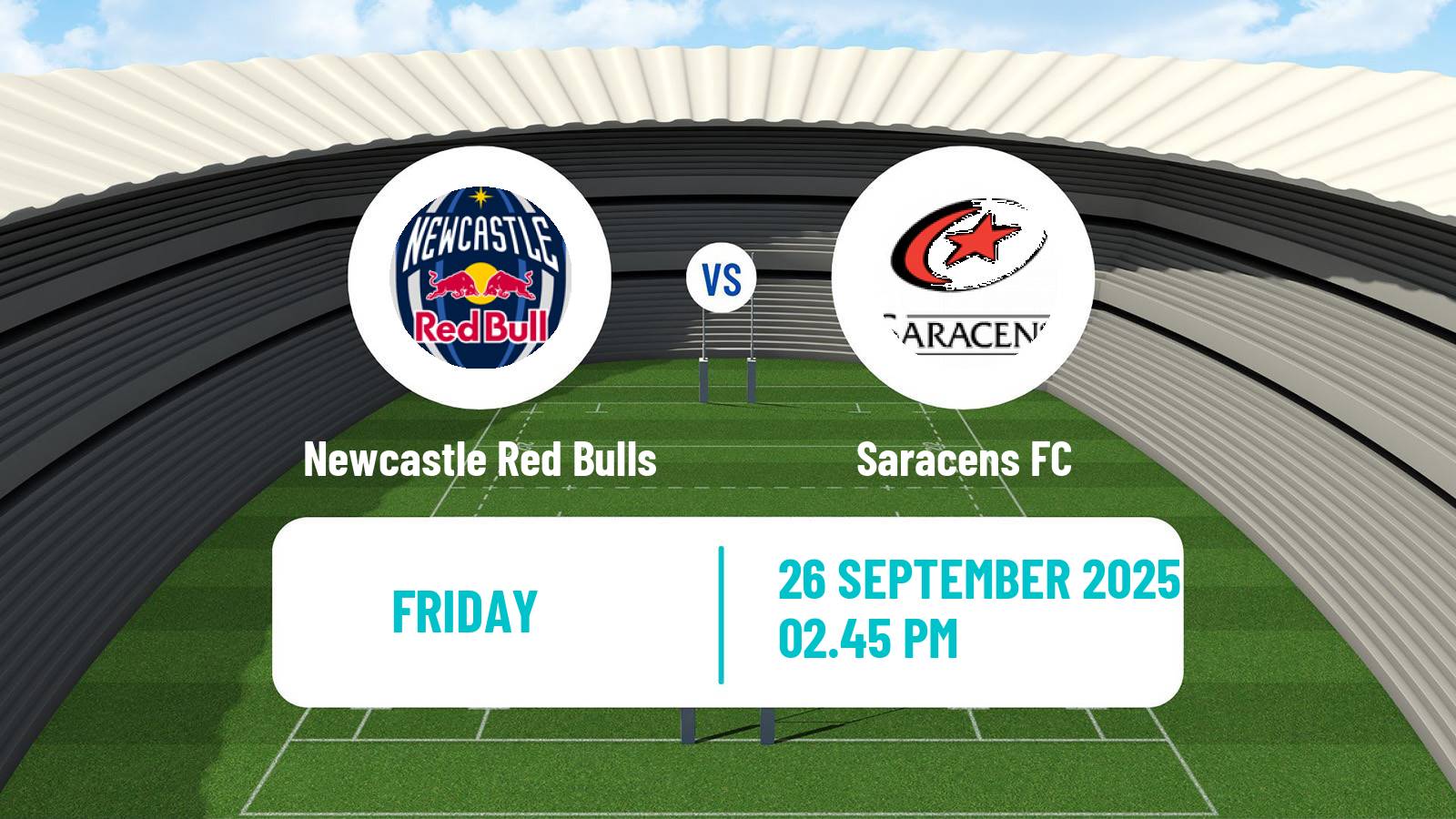 Rugby union English Premiership Rugby Newcastle Red Bulls - Saracens