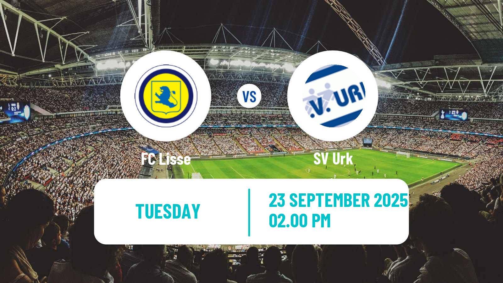 Soccer Dutch KNVB Beker Lisse - Urk