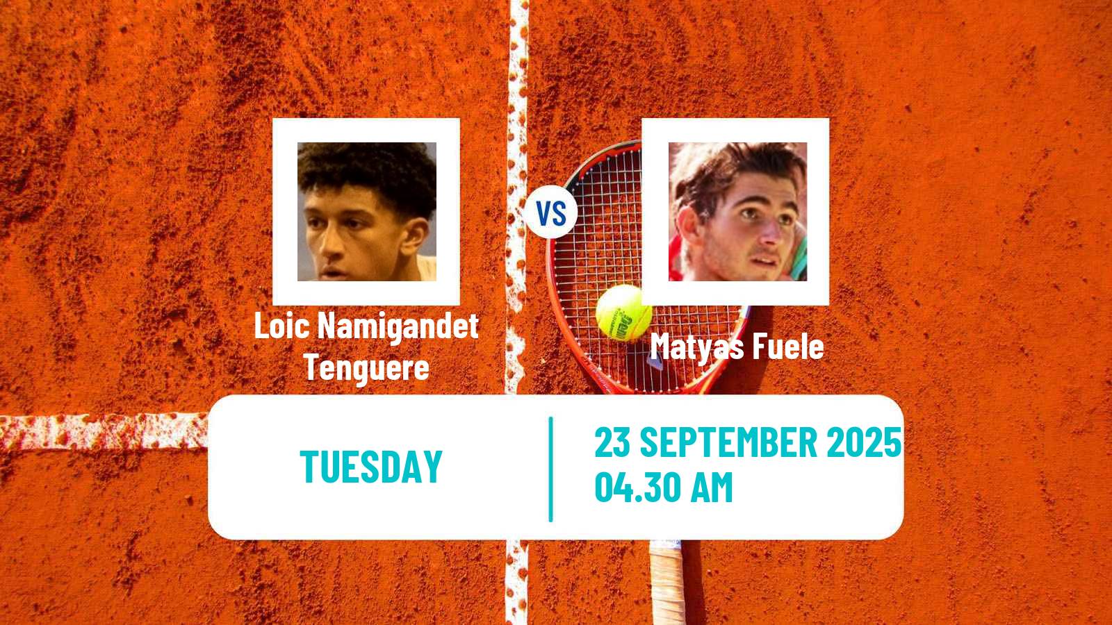 Tennis ITF M15 Budapest 2 Men Loic Namigandet Tenguere - Matyas Fuele