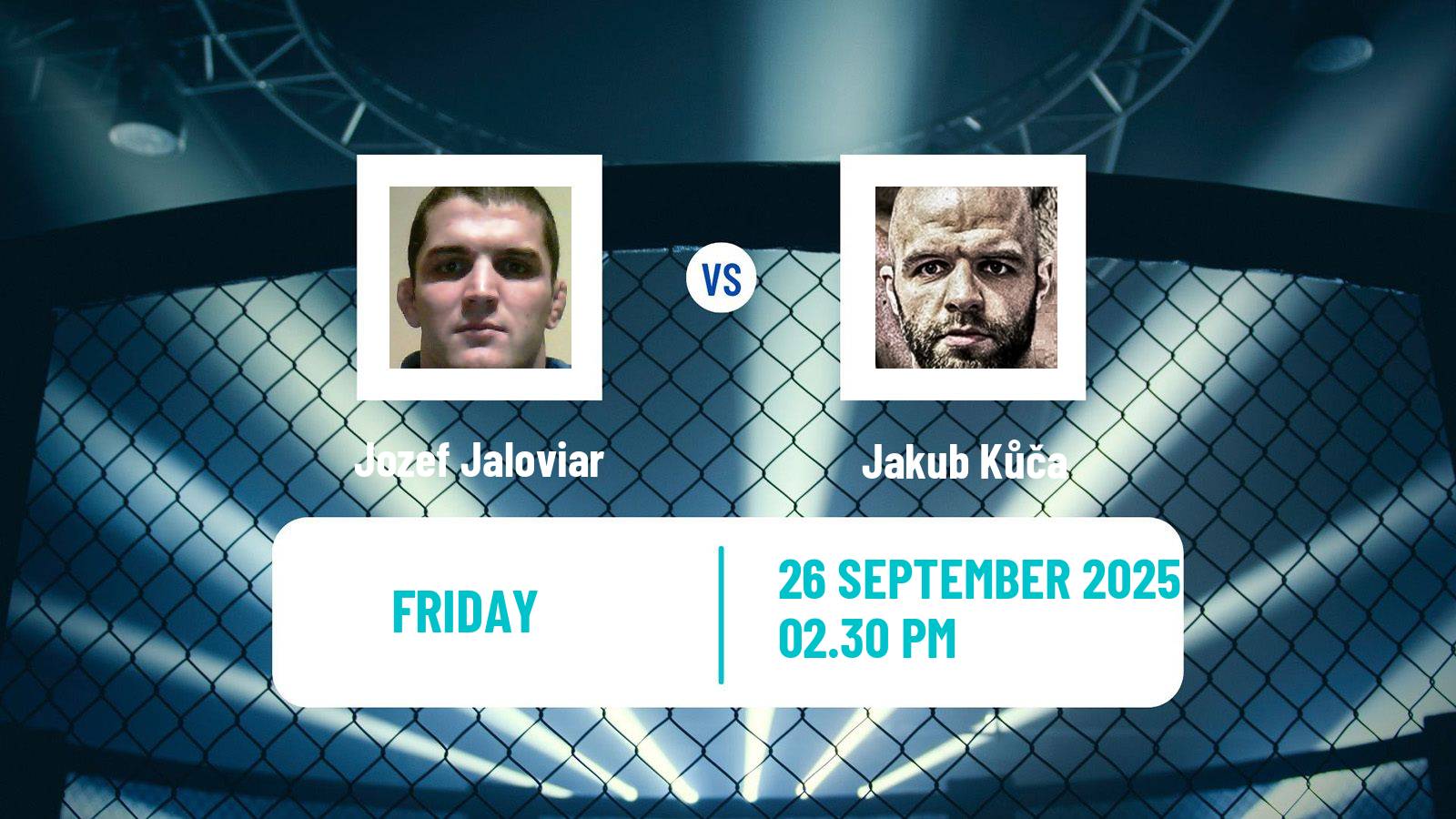 MMA Light Heavyweight Rfa Men Jozef Jaloviar - Jakub Kůča