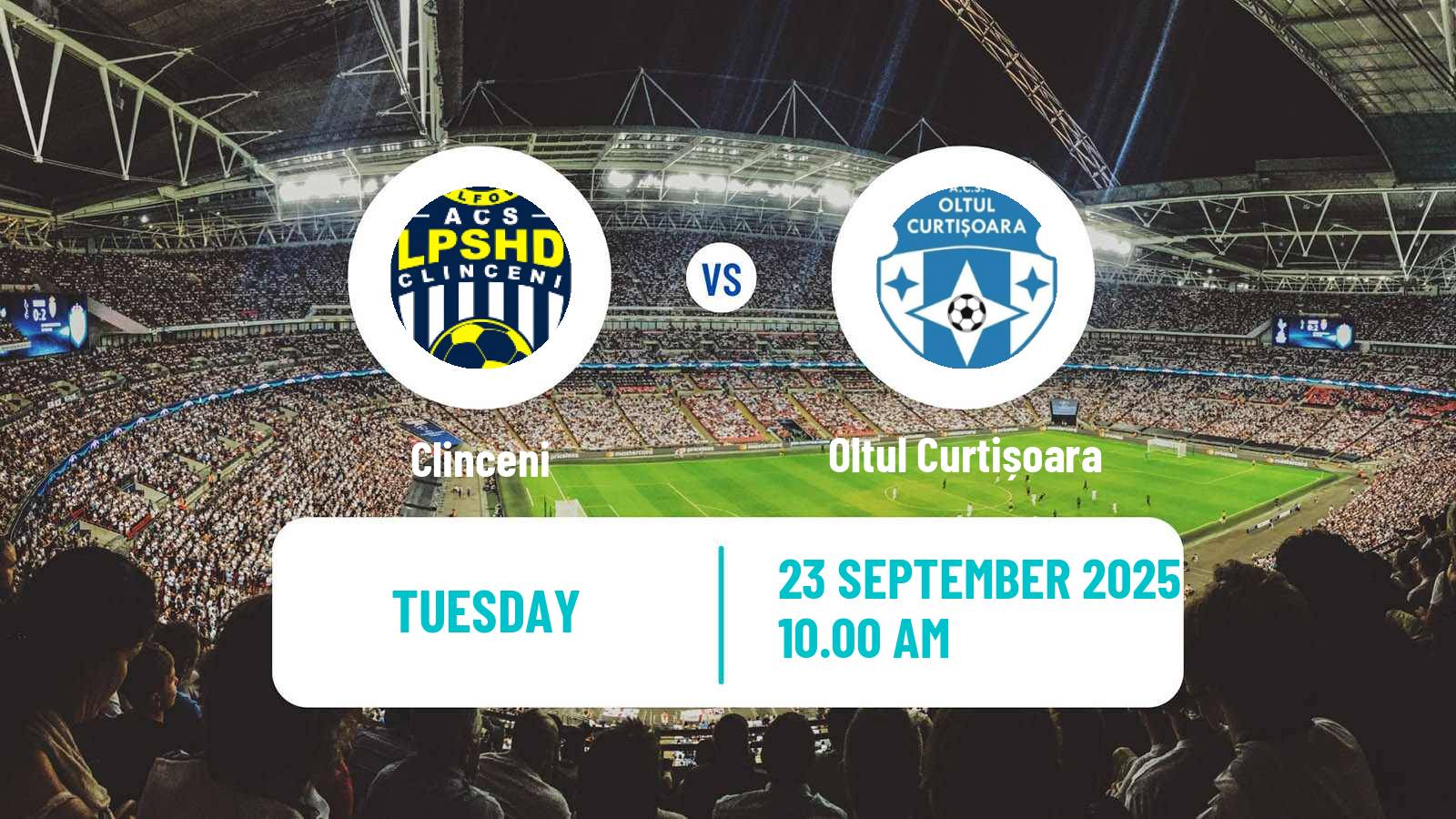 Soccer Romanian Liga 3 - Seria 5 Clinceni - Oltul Curtișoara
