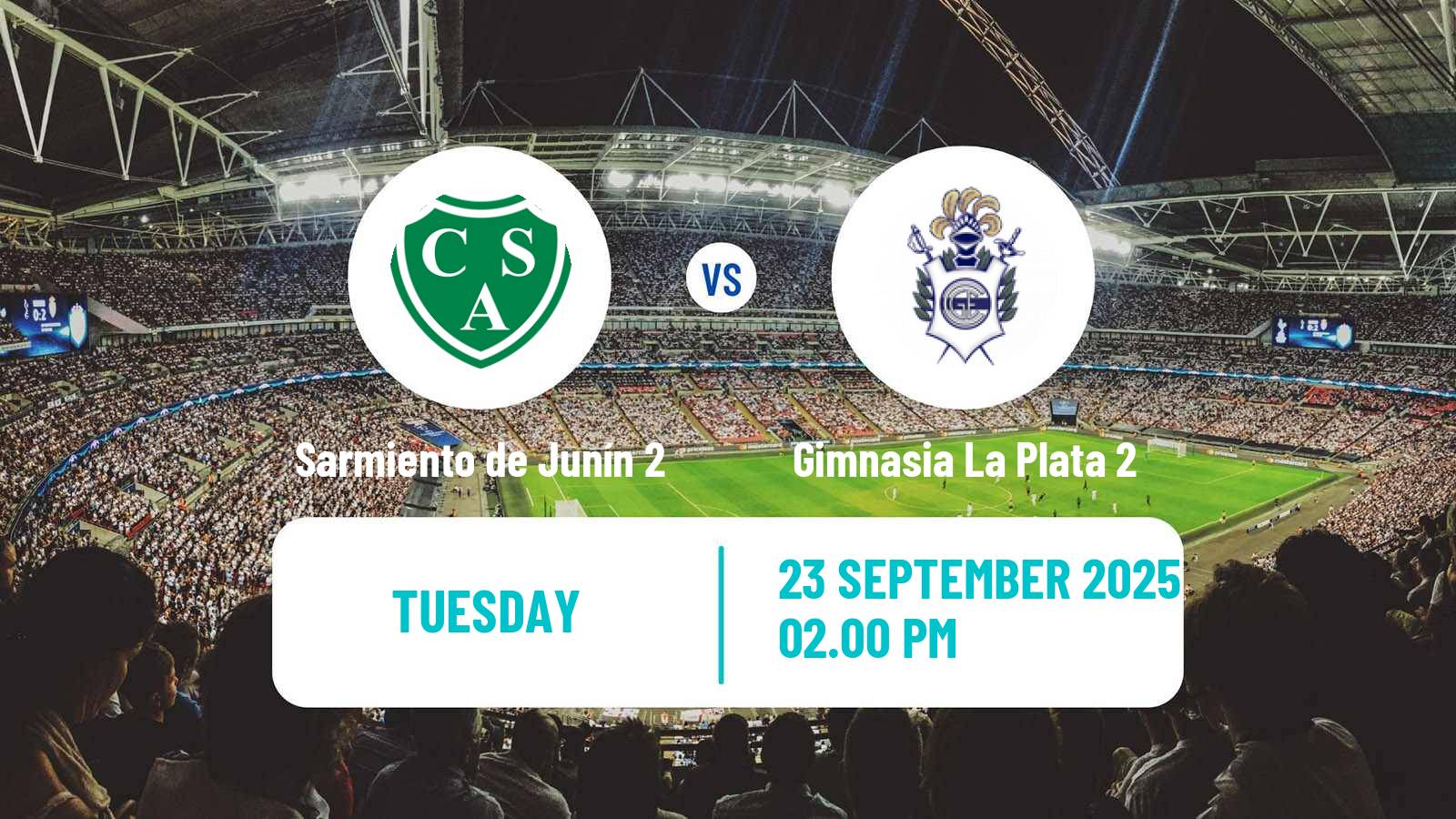 Soccer Argentinian Reserve League Sarmiento de Junín 2 - Gimnasia La Plata 2
