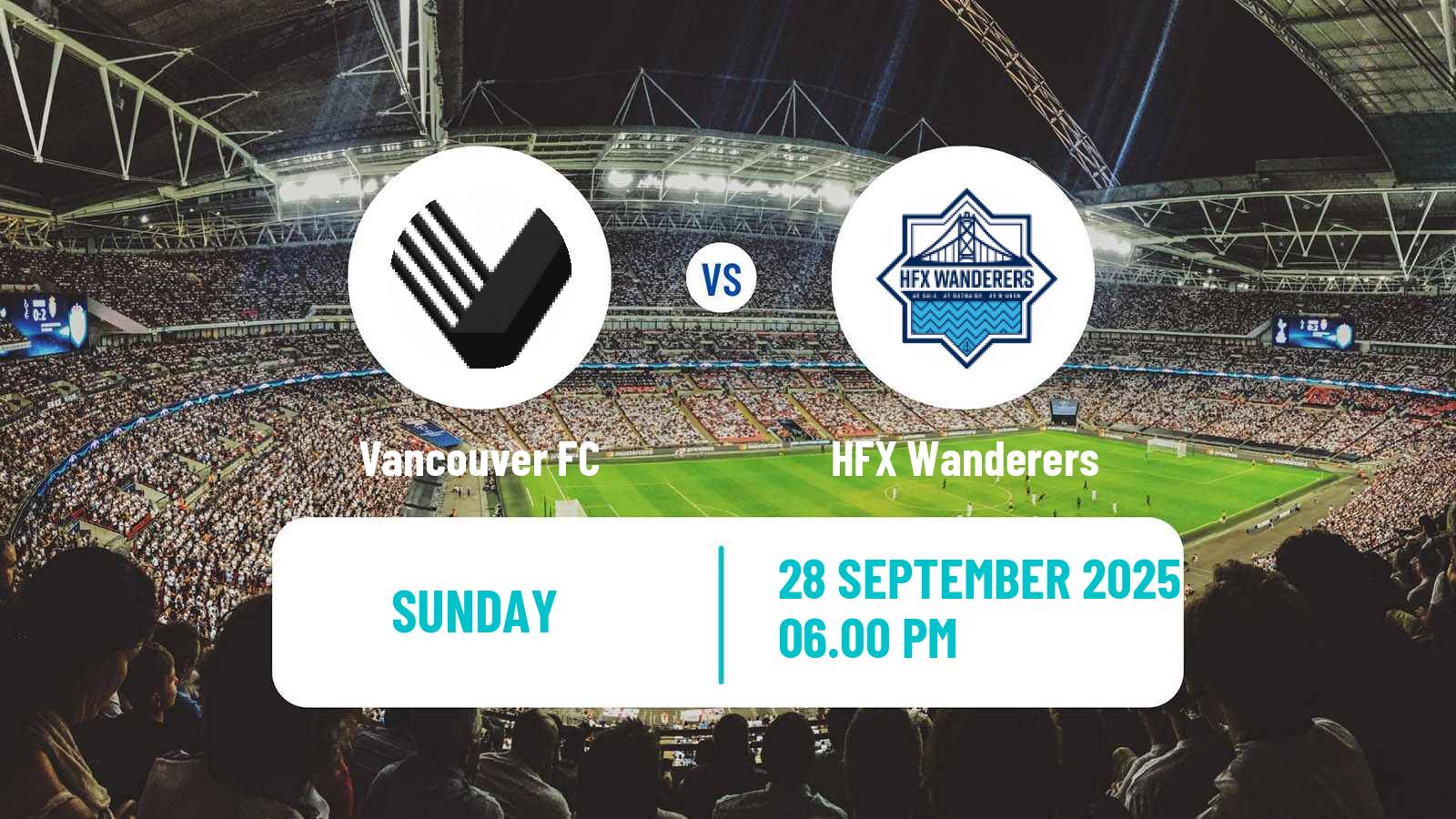 Soccer Canadian Premier League Vancouver FC - HFX Wanderers