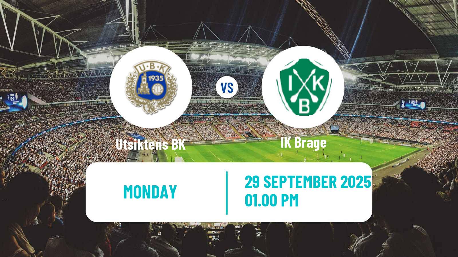 Soccer Swedish Superettan Utsikten - Brage