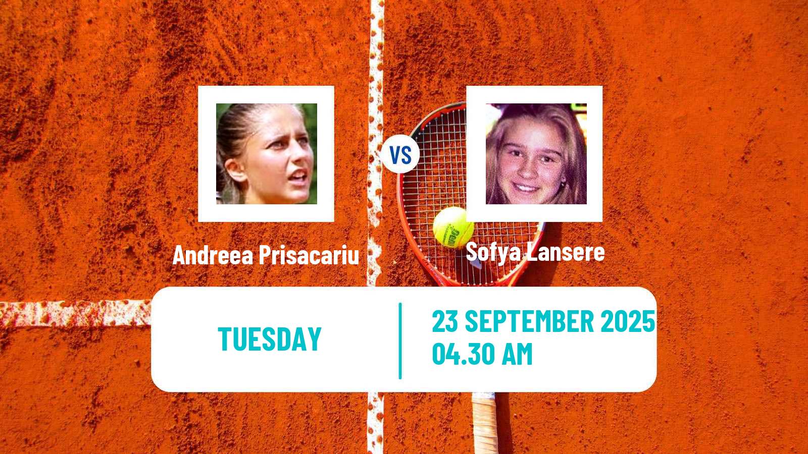 Tennis ITF W50 H Pazardzhik 2 Women Andreea Prisacariu - Sofya Lansere