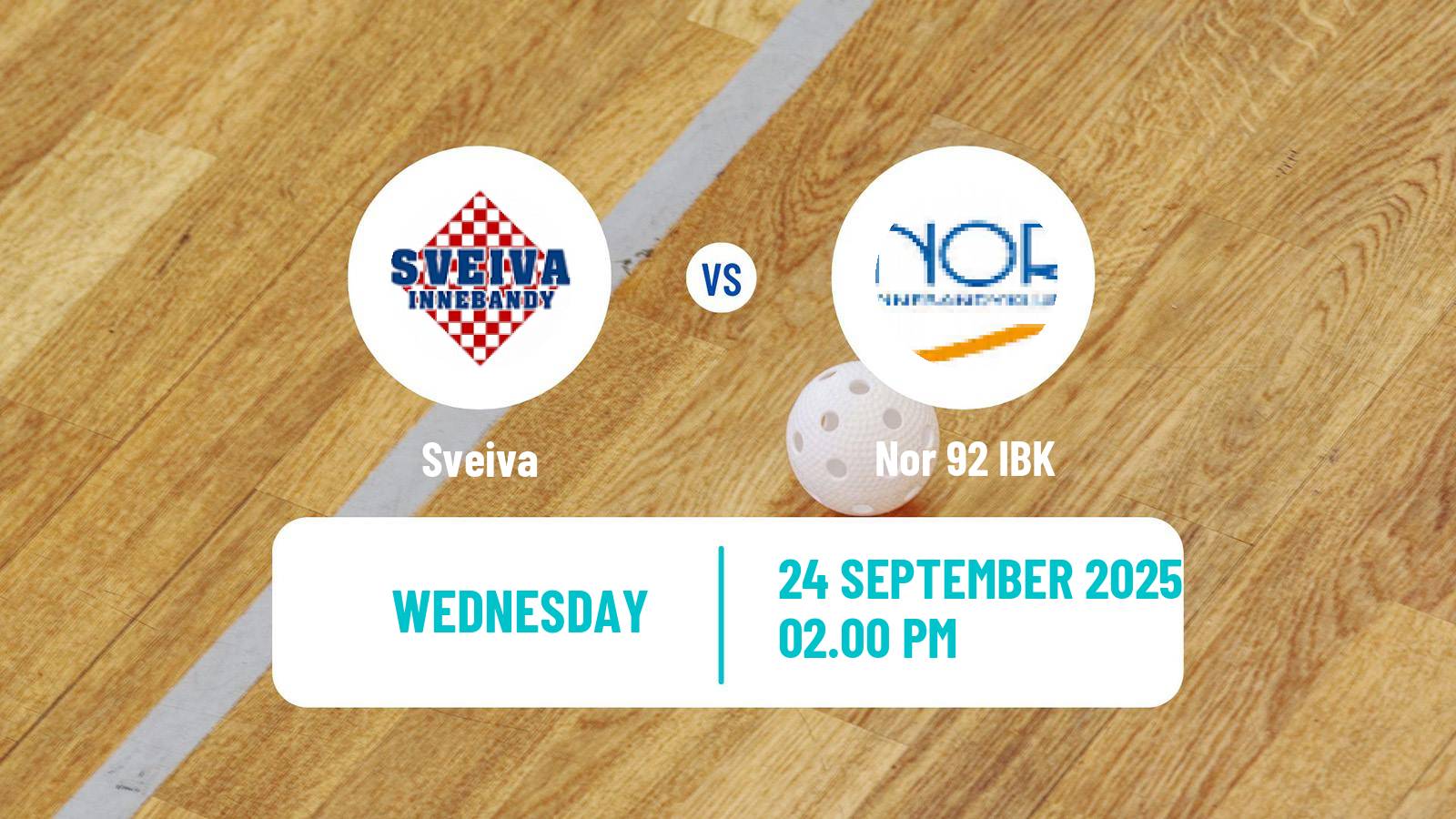 Floorball Norwegian Eliteserien Floorball Sveiva - Nor 92 IBK