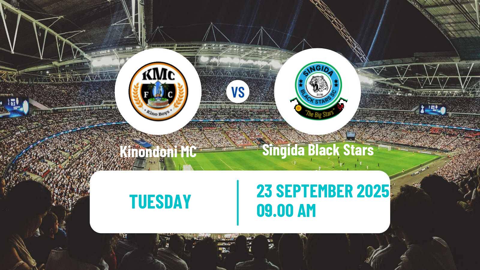 Soccer Tanzanian Premier League Kinondoni MC - Singida Black Stars