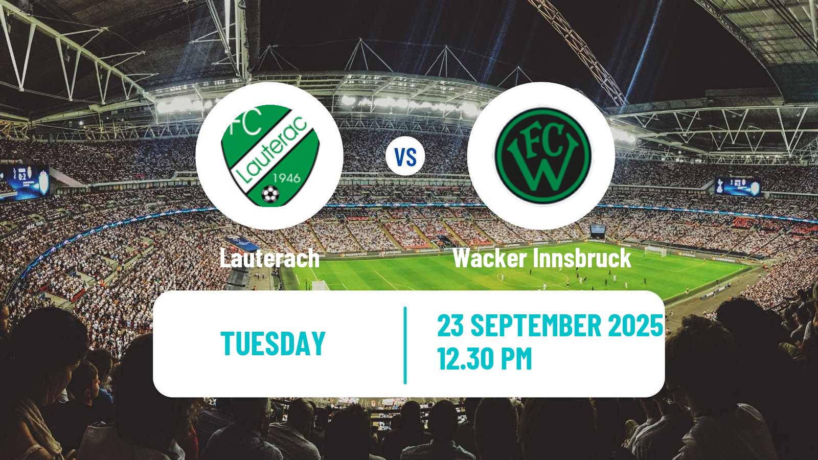 Soccer Austrian Regionalliga West Lauterach - Wacker Innsbruck