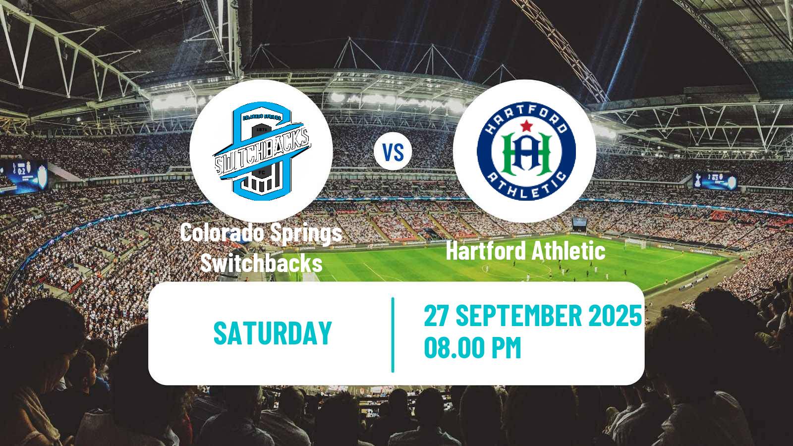 Soccer USL Championship Colorado Springs Switchbacks - Hartford Athletic