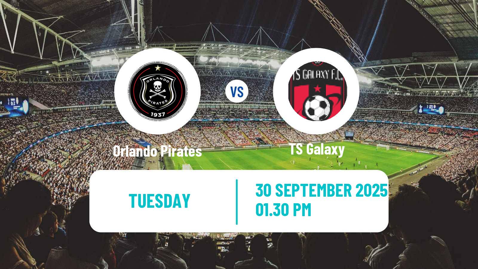Soccer South African Premier Soccer League Orlando Pirates - TS Galaxy