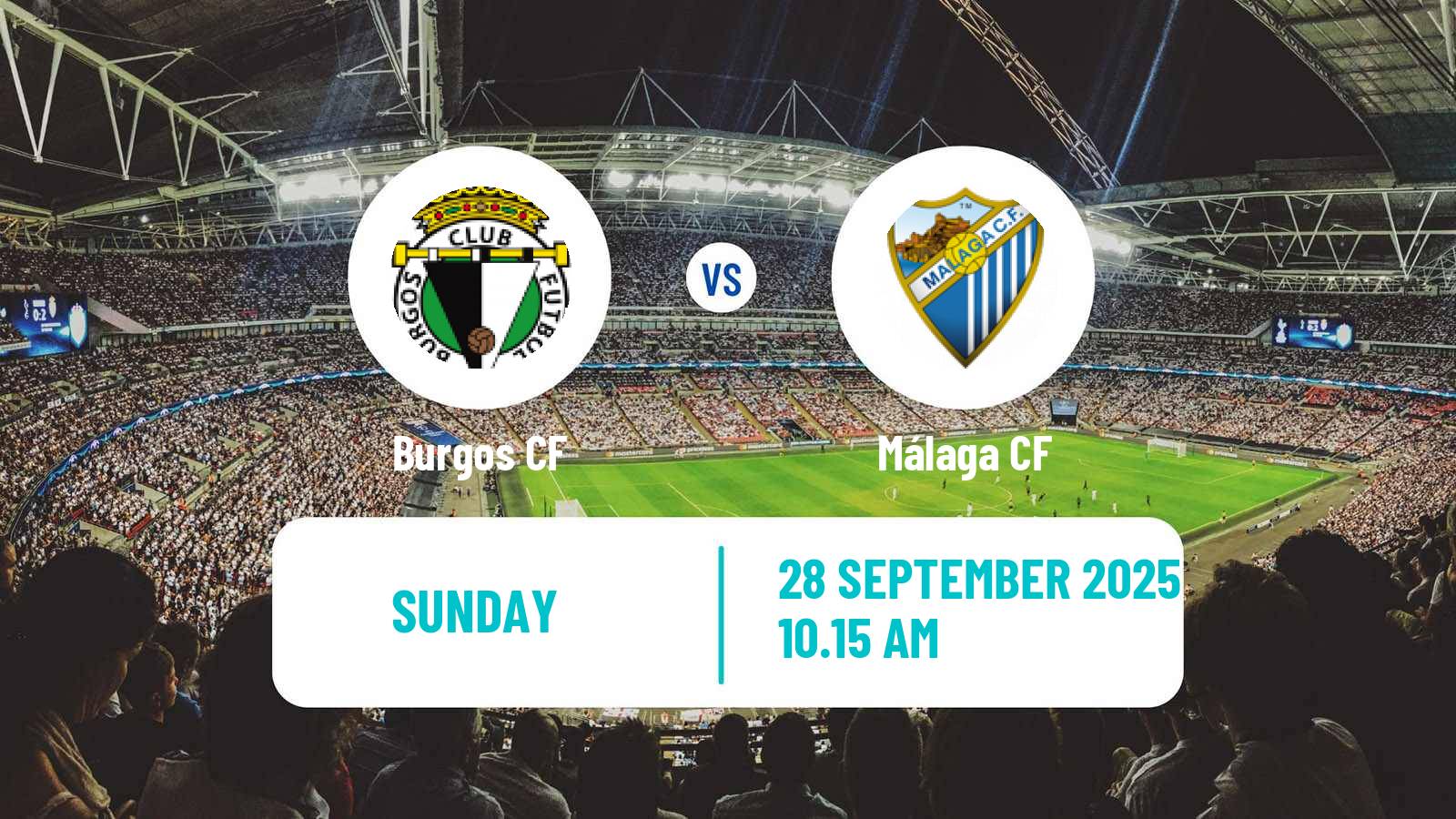 Soccer Spanish LaLiga2 Burgos - Málaga