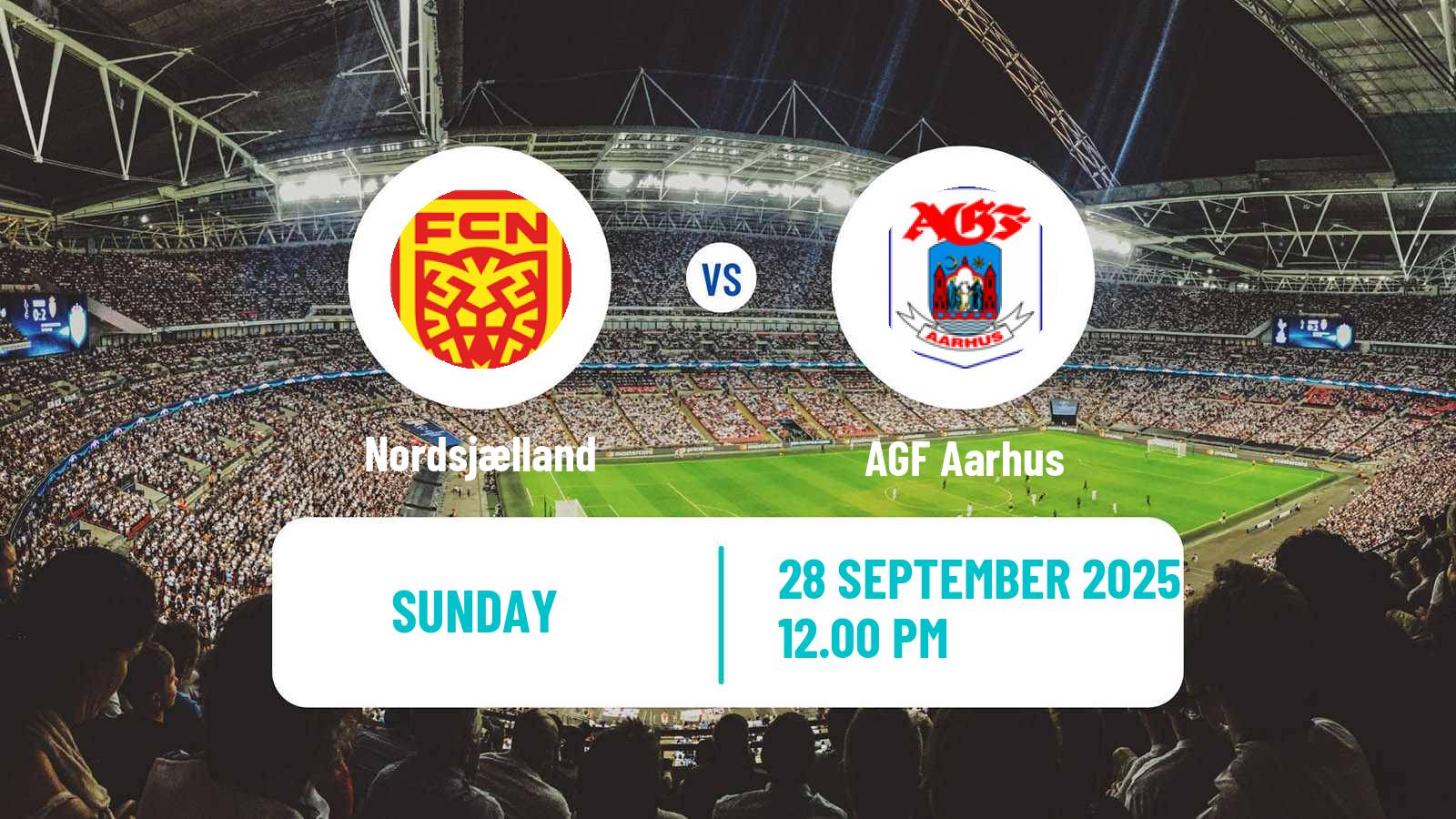 Soccer Danish Superliga Nordsjælland - AGF Aarhus